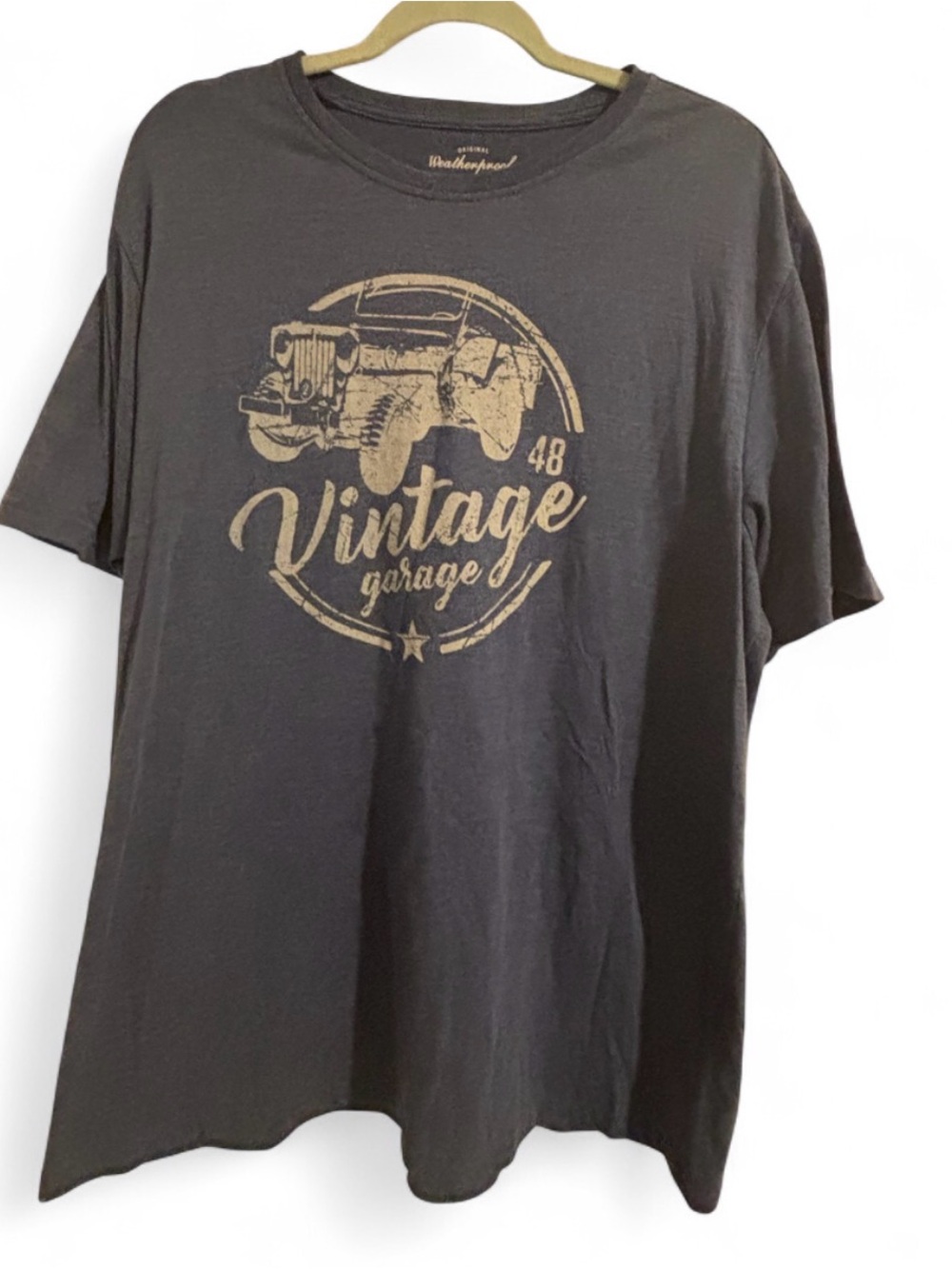 Weatherproof Black Short Sleeve Vintage Garage Graphic Tee